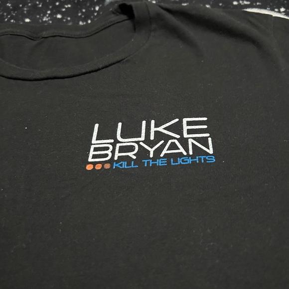 Men’s XL Luke Bryan Kill The Lights Tour T-Shirt - Picture 4 of 5